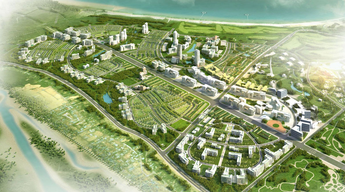Không gian xanh tại dự án Nhơn Hội New City